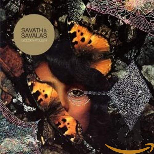 CD cover with an eye, butterflies, and ornate silver patterns.