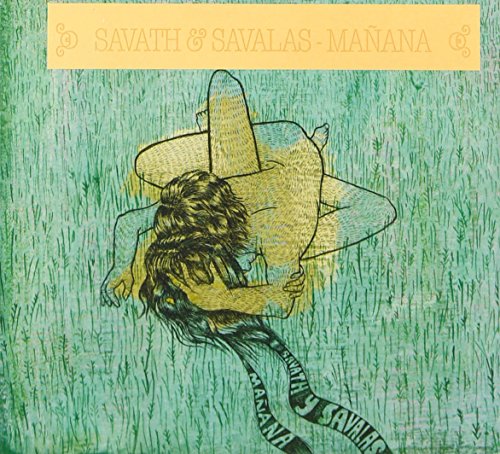CD cover: illustration of embracing figures in a grassy field.