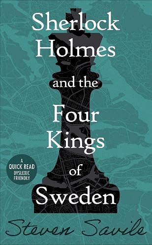 Book cover featuring a black chess king piece over a teal city map background.