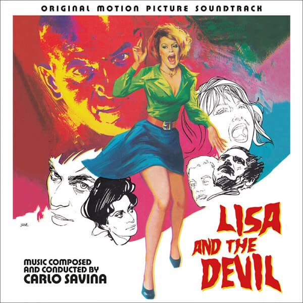 CD cover for "Lisa And The Devil" featuring illustrated woman and faces.