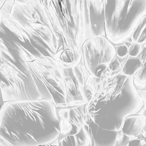 Abstract grayscale image of swirling, fluid shapes resembling water.