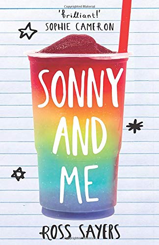 Book cover: “Sonny and Me” with a colorful slushie illustration.