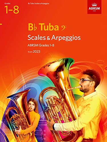 ABRSM scales and arpeggios book for B flat tuba, grades 1-8.