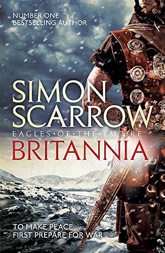Book cover featuring a Roman soldier in armor against a snowy, mountainous landscape.
