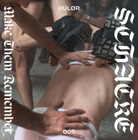 Vinyl album cover featuring a person embracing another, with bold text.