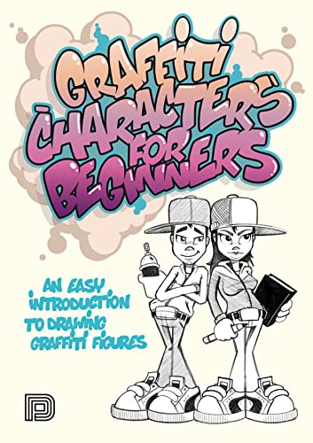 Book cover with graffiti-style title and illustrations of two cartoon figures.