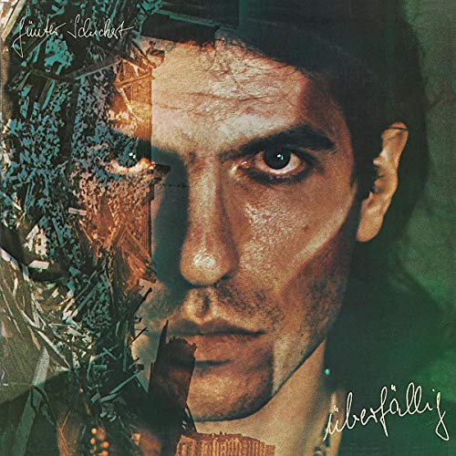 CD cover: Portrait of a man with abstract, fragmented imagery.