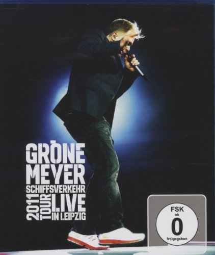 Gröne Meyer concert "Schiffsverkehr Live" Blu-ray cover with singer.