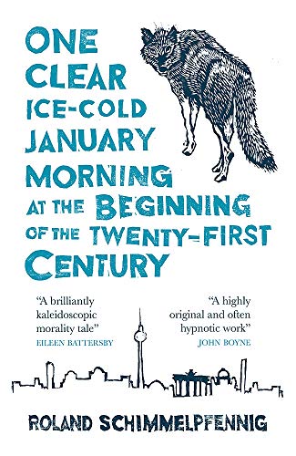 Book cover featuring a wolf illustration, the title, a Berlin skyline, and author name.