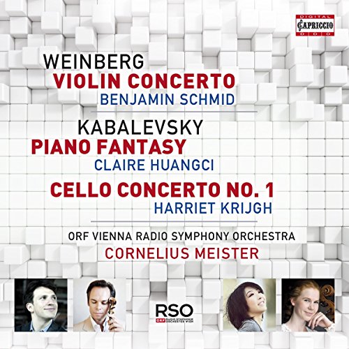 "CD cover with white 3D grid background and four musician portraits."
