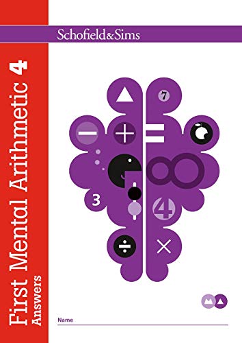 "Book cover with red and purple accents, featuring abstract shapes and numbers on a white background."