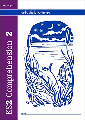 Schofield and Sims KS2 Comprehension Book 2 cover with a blue pond illustration.
