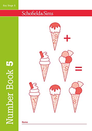 Book cover with ice cream cones displaying numbers and a plus sign.