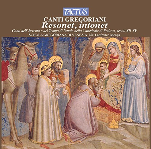 "CD cover with medieval painting of the Adoration of the Magi."