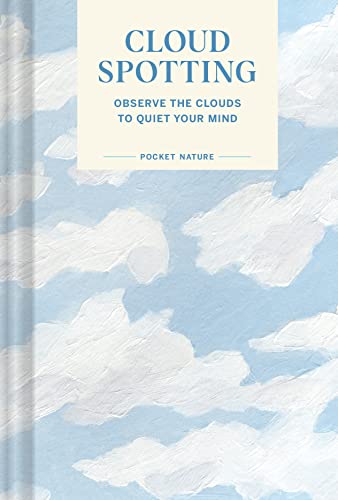 Book cover with painted blue sky and the title "Cloud Spotting".