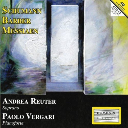 CD cover featuring abstract painting and names of composers and performers.