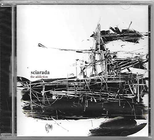 Sciarada CD case with abstract black and white brushstroke design.