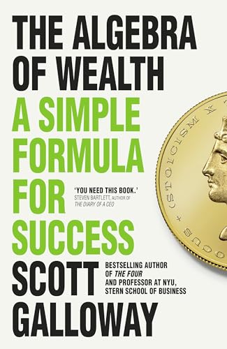 Book cover: "The Algebra of Wealth" with a gold coin illustration.