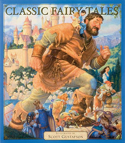 Book cover depicting Jack and the Beanstalk illustration with fairytale scenes.