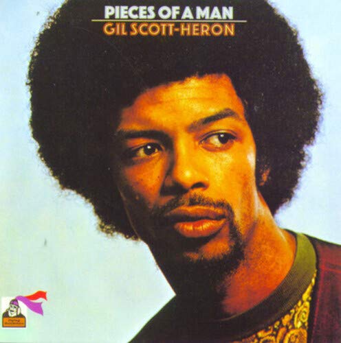 Album cover for Gil Scott-Heron’s “Pieces of a Man,” portrait of the artist.