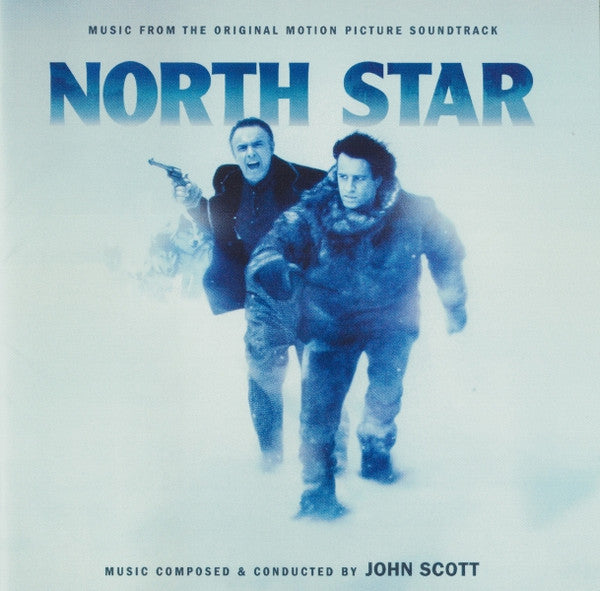 CD cover for “North Star” soundtrack featuring two men running in snow.