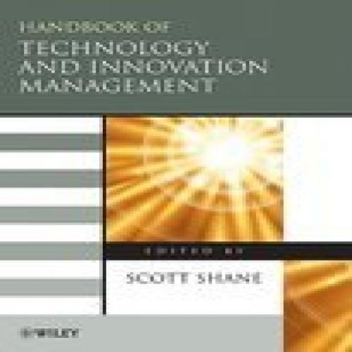 Book cover: "Handbook of Technology and Innovation Management" by Scott Shane.