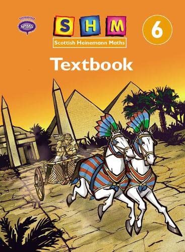 Scottish Heinemann Maths 6 textbook cover with Egyptian scene illustration.