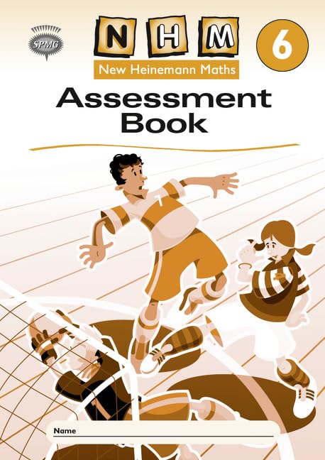 Year 6 Maths Assessment Book cover with children playing sports.
