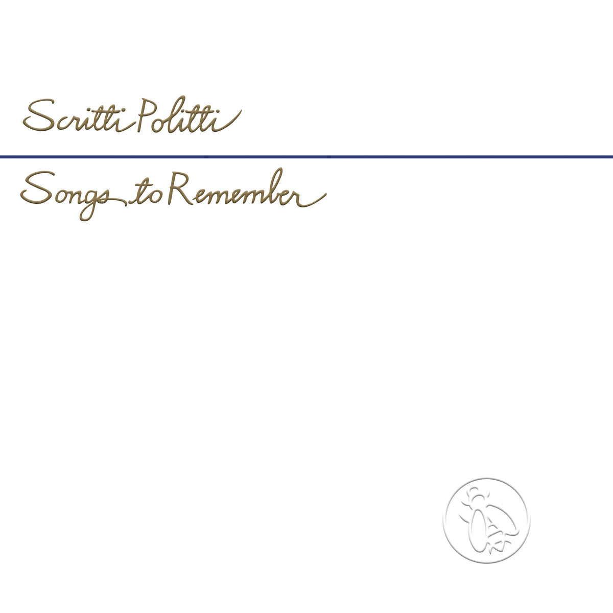 CD cover for Scritti Politti’s “Songs to Remember” with a floral design.
