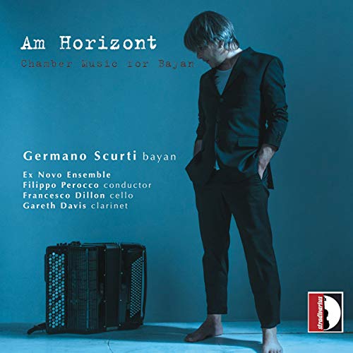 CD cover featuring a man in a suit with a bayan accordion.