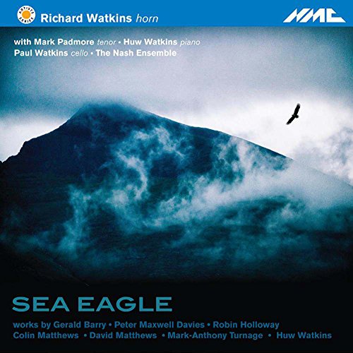 Cover of "Sea Eagle" CD featuring a bird soaring over misty mountains.
