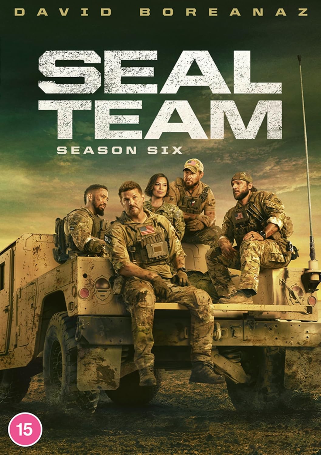 “Seal Team” Season 6 DVD cover featuring a group of soldiers.
