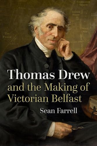 Book cover featuring a portrait of Thomas Drew with a map background.