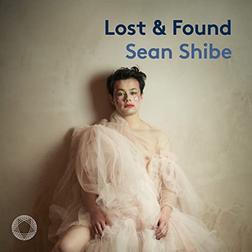 Sean Shibe album cover: portrait of a person with floral makeup.