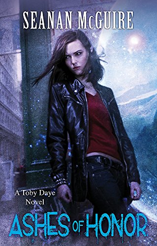 Book cover: woman in leather jacket, title "Ashes of Honor.
