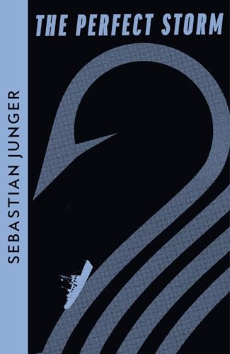 Book cover: āThe Perfect Stormā with a large wave and small ship.