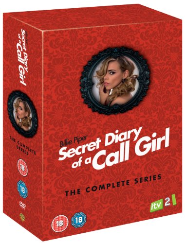 Red DVD box set for “Secret Diary of a Call Girl” with Billie Piper.