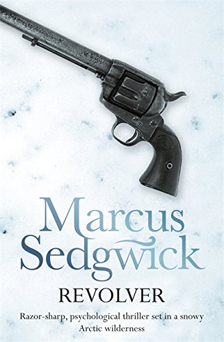 Book cover: a dark revolver lies on a snowy background.