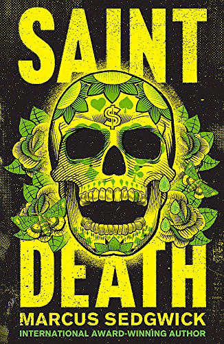 Book cover: skull with floral and dollar sign embellishments, yellow text.