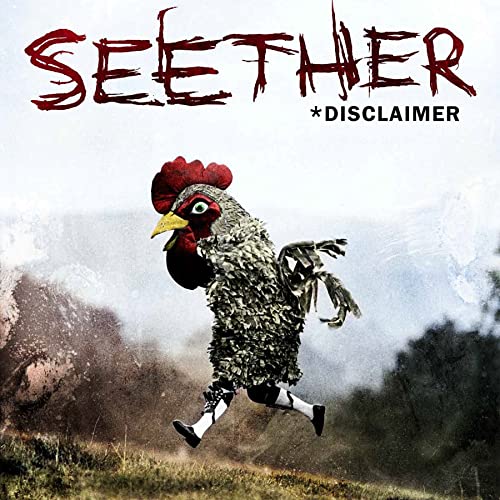 Seether album cover: a running rooster against a blurred landscape.