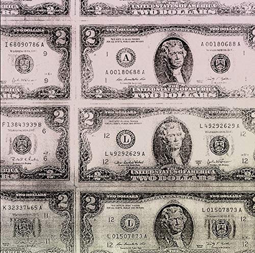 Album cover for Ty Segall’s “Singles 2” featuring repeating dollar bill imagery.