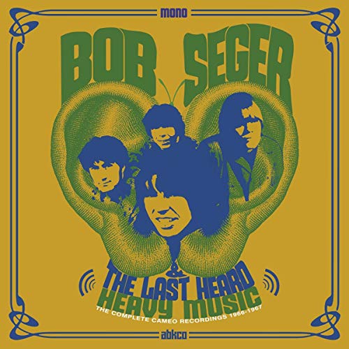1960s album cover featuring Bob Seger and The Last Heard in a heart shape.