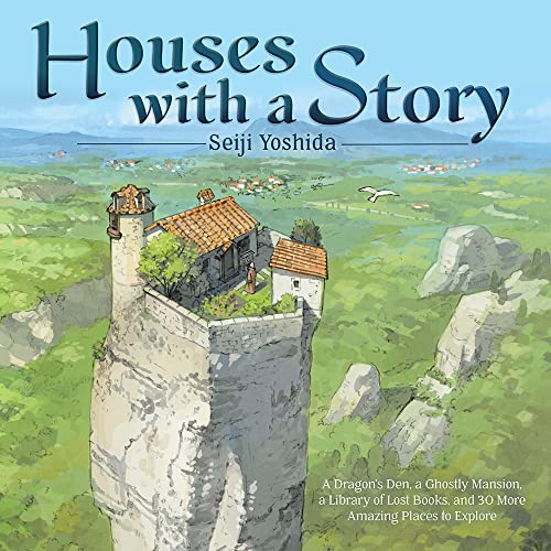 Book cover depicting a whimsical stone tower with a small house on top.