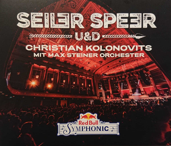 CD cover for Seiler & Speer’s “Red Bull Symphonic” concert recording.