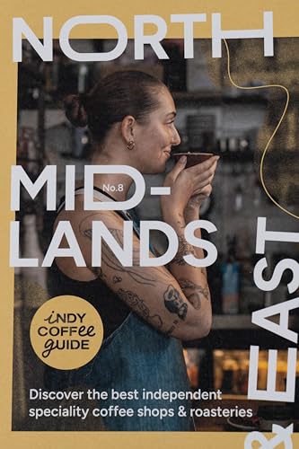 Book cover featuring a tattooed woman drinking coffee with large text overlaying the image.