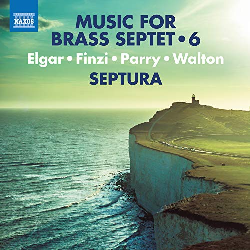 CD cover for "Septura" featuring composers Elgar, Finzi, Parry, and Walton.