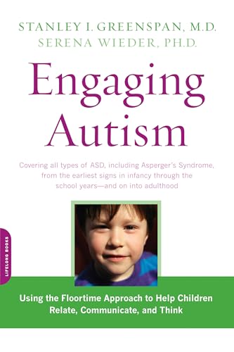 Book cover with title “Engaging Autism” and a child’s portrait.