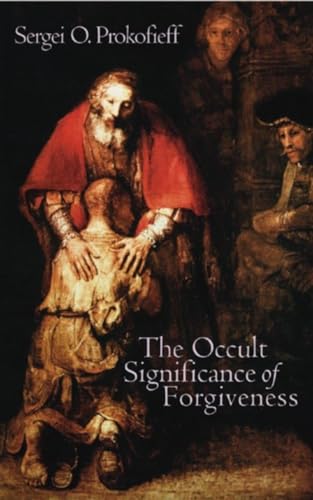 Book cover depicting a painting of three men, title: "The Occult Significance of Forgiveness".