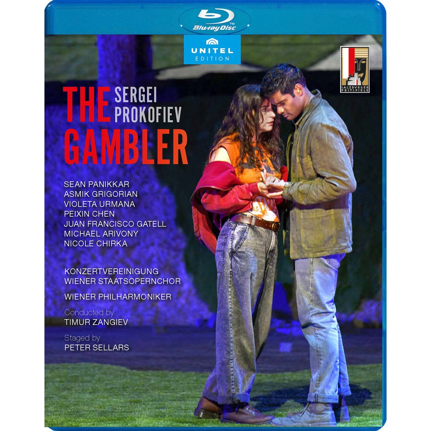 Blu-ray cover for "The Gambler" featuring a couple in a park.