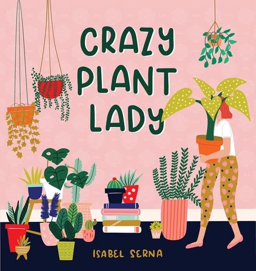 Book cover with illustrated plants and a woman tending to them.